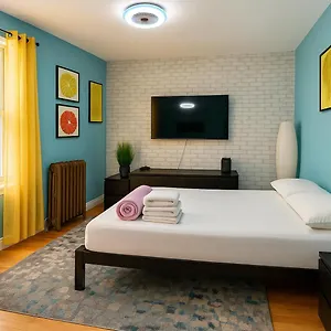  Apartment Modern Xl Queen Comfort & Character In Harlem
